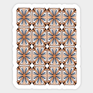 Quilted Flowers Sticker